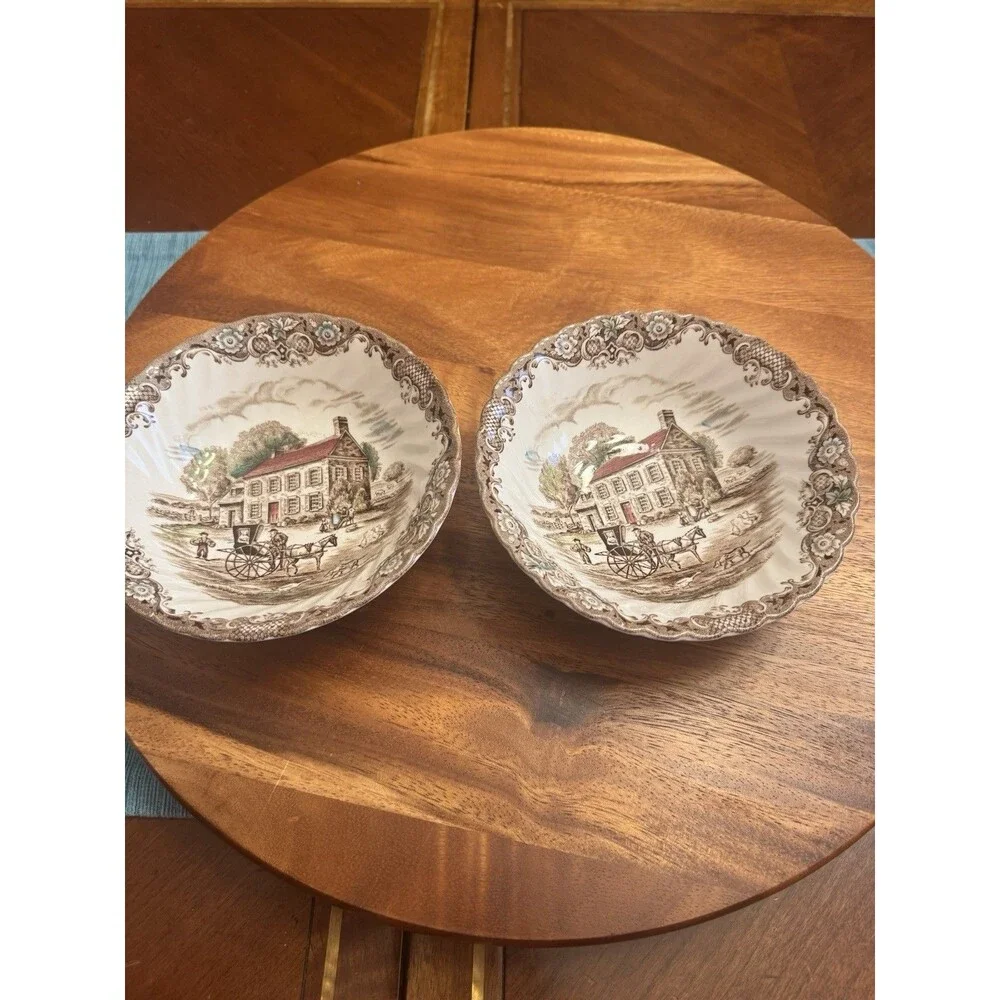 Set of 2 Johnson Brothers Heritage Hall 6